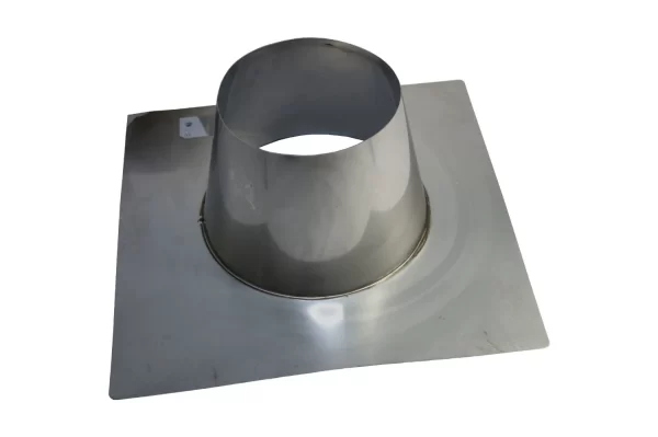 Dakplaat plat 0 - 10° RVS - 150 mm