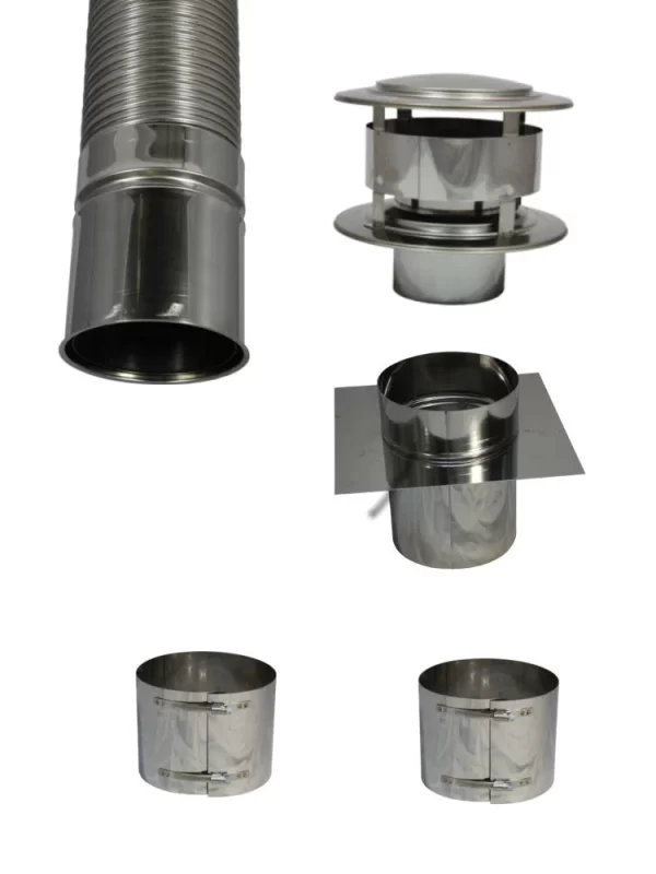 Flexibel rookkanaal 150 mm pakket A