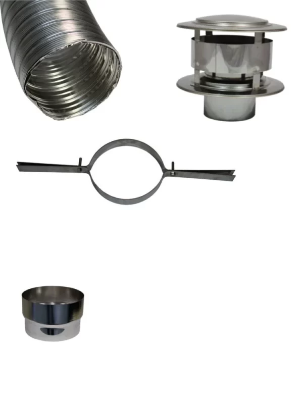 Flexibel rookkanaal 150 mm pakket basic