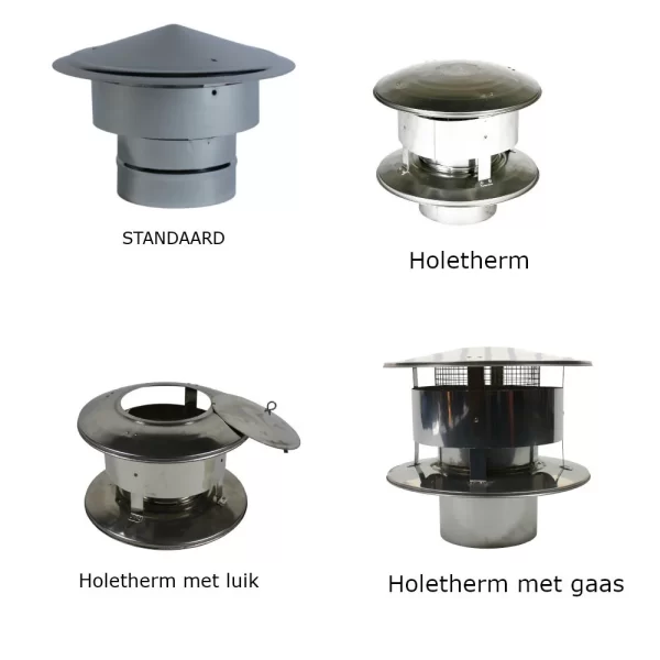 Flexibel rookkanaal 150 mm pakket A - Afbeelding 2