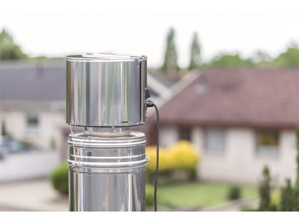 Rookgasventilator Draftbooster RVS - Afbeelding 2