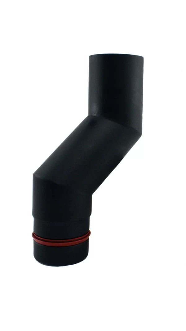 Pelletkachelpijp  SPP 80 mm  - S-bocht 60 mm versleping