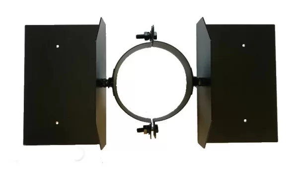 Dakbevestigingsbeugel gegalvaniseerd 150 mm ZWART